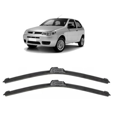 Imagem de Par de palhetas limpador de parabrisa dianteiro Palio Siena Strada Palio Weekend de 1994 a 2011 todos
