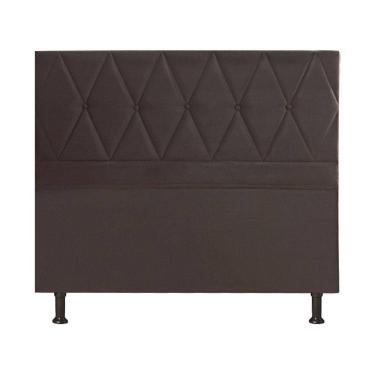 Imagem de Cabeceira Cama Box Casal Js Heloisa 1,60 M Cafe