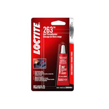 Imagem de Loctite 2203451 tubo de alta resistência insensível à superfície 263, vermelho, 6 ml
