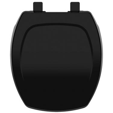 Imagem de Assento Sanitario Inter Thema Convencional Termofixo Preto Louca Incepa