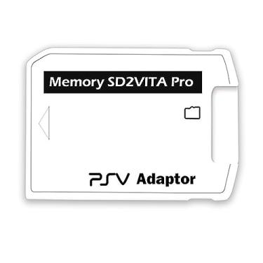 Imagem de Theokveni Adaptador de cartão de memória premium SD2Vita, suporte de cartão TF V6.0 compatível com cartão micro SD para PS Vita 1000/2000 com sistema Firmware 3.60 ou acima