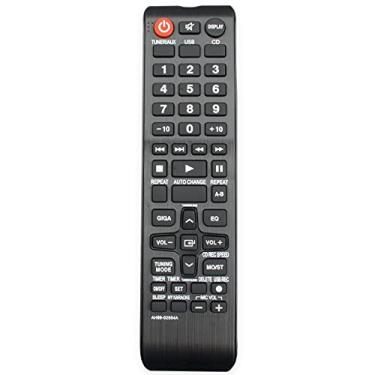 Imagem de AH59-02554A Sub AH59-02553A Controle remoto de substituição funciona com sistema estéreo Samsung Mini Giga Sound MX-F630 MX-F630B MX-F630/XA MX-F630B/ZA MX-F730B MX-F730/XA MX-F730B/ZA