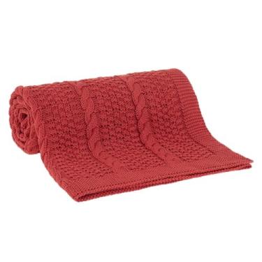 Imagem de Buddemeyer Manta Tricot Frankie 125/150 cor Terracota