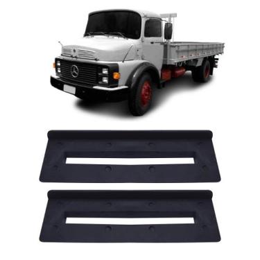 Imagem de Par borracha dobradiça porta mb 1113 2013 c/aba - VERLI