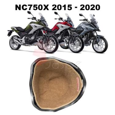 Imagem de Forração Honda NC 750X 2015 Baú Forro Bege Scooter Acessório - Jaspe A
