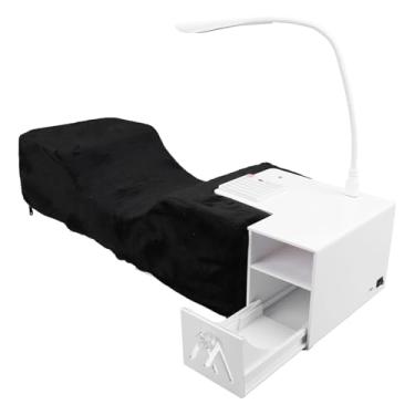 Imagem de Travesseiro de Cílios, Travesseiros de Cílios para Extensões de Cílios, Travesseiro de Cílios para Extensões, Travesseiro de Extensão de Cílios Ergonômico Preto Reunindo Conjunto