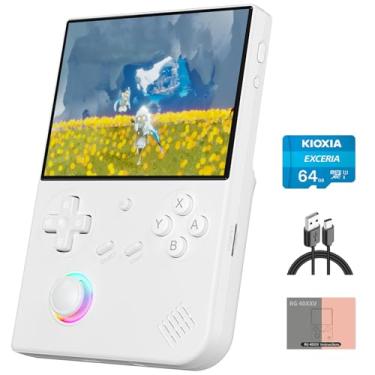 Imagem de RG40XX V Linux OS Portable Game Console 64GB Storage 4.0-inch IPS Display H700 Quad-Core Bluetooth 4.2 3200mAh Battery 16M RGB Lighting(White)