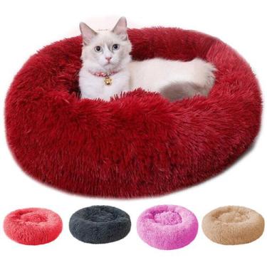 Imagem de Caminha Nuvem Pet Lorben Redonda Pelúcia Cachorros Gatos Tamanho GG 80