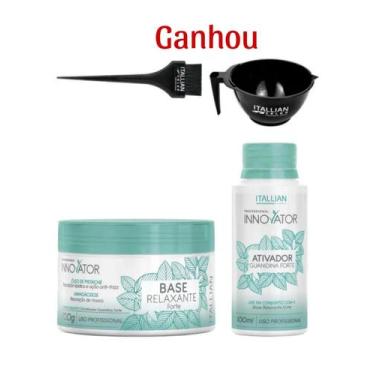 Imagem de Kit Guanidina Innovator Itallian Ativador + Base + Combuca + Pincel - 