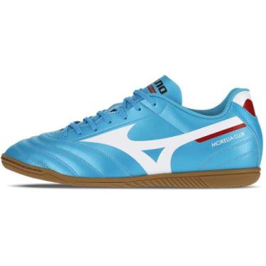 Imagem de Chuteira Futsal Masculina Mizuno Morelia Club IN, Azul, 41