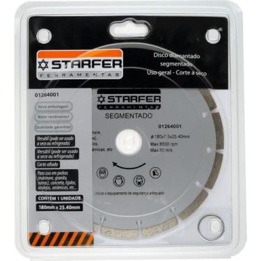 Imagem de Disco Diamantado Segmentado 7 Polegada Starfer