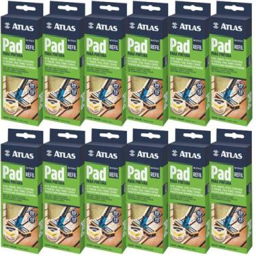 Imagem de Refil De Pad Para Pintura Deck Madeira Verniz Kit 12 Un - Atlas