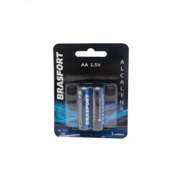 Imagem de Pilha Brasfort Alc Pequena Aa C/02 - BRASFORT ELETRICA