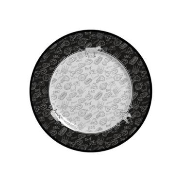 Imagem de Conjunto Com 6 Pratos Sobremesa Barbecue Plus-C - Alleanza Cerâmica