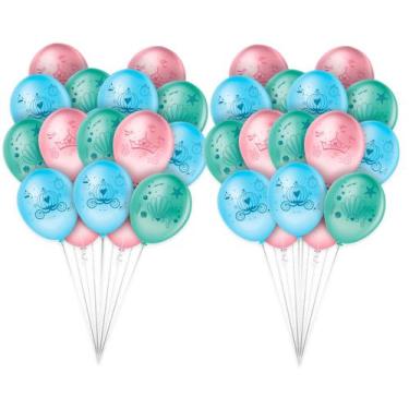 Imagem de 25 Bexigas balão n9 Decoração Princesas festa Aniversário - Regina