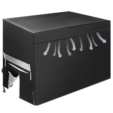 Imagem de SUDIWEI Tampa do Aquecedor de Piscina para Unidades Externas 40 * 34 * 31" Capas de Aquecedor de Piscina para Coberturas de Bomba de Piscina de Inverno 600D Oxford À Prova D'Água Tampa de Equipamento