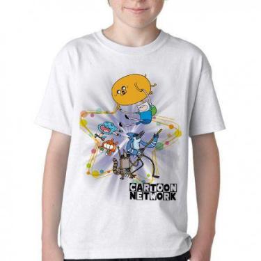 Imagem de Camiseta Infantil ou adulto Cartoon Network personagens  Blusa Criança
