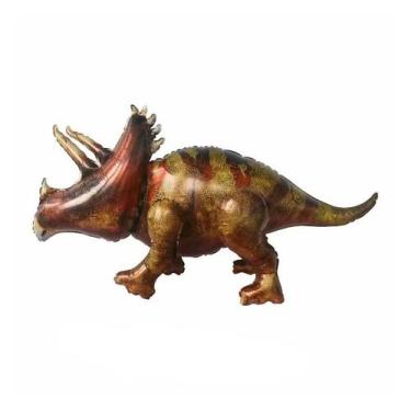 Imagem de Balão de Festa Metalizado 46" 117cm - Dinossauro Triceratops 4D - 1 un