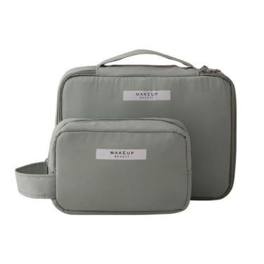 Imagem de Kit 2 Necessaires Organizadores para Maquiagem e Higiene Pessoal Imper