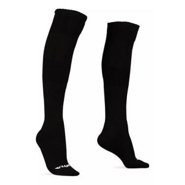 Imagem de Meião De Futebol Finta Alcance Preto - Oficial