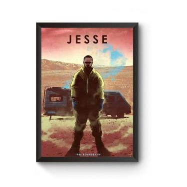 Imagem de Poster Moldurado Car Legends Jesse Pikman Quadro - Fanarte