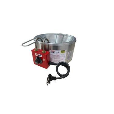 Imagem de Tacho Fritador de Pasteis Elétrico 7 Litros 220V - ZP07E - Zepper, Cro
