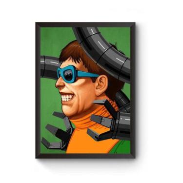 Imagem de Poster Moldurado Homem Aranha Dr Octopus - Fanarte