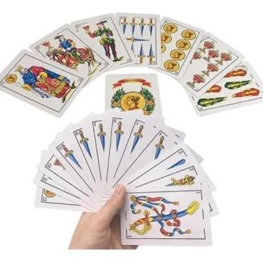 Imagem de Baralho Espanhol Tradicional 40 Cartas Truco Papel - Casita