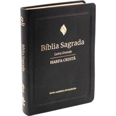 Imagem de Bíblia Sagrada NAA com Harpa Cristã e Letra Grande - SBB