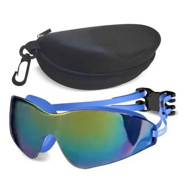 Imagem de Óculos de Natação Gold Sports Fashion Pro Performance 8.0, Único, Azul