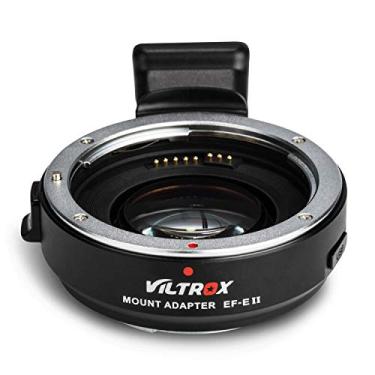 Imagem de VILTROX EF-E II Auto Focus 0,71x Adaptador de lente redutora focal de velocidade com CDAF/PDAF Switch para lente Canon EF para câmera Sony E-Mount A9 A7RIII A7RII A7III A6500 A6300 A6400 A7SII A7R