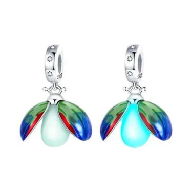 Imagem de Amuletos de Trevo Verde para Pulseira de Prata Esterlina 925 - Acessór