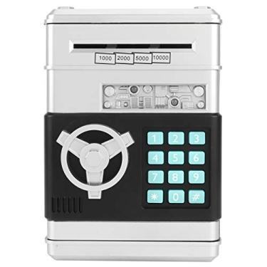 Imagem de Cofrinho, Cofre para Brinquedos, ótimo Presente para Crianças, Cofrinho Divertido, Cadeado Com Senha, Caixa Eletrônico, Notas, Estilo Antigo, Caixa de Tesouro Com Chave, Cofrinho