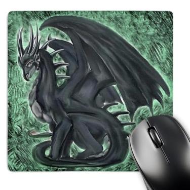 Imagem de 3dRose Mouse pad LLC 20 x 20 x 0,63 cm, dragão noturno (mp_4147_1)