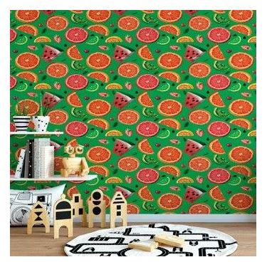 Imagem de Papel de Parede Clássico Frutas - Império da Impressão