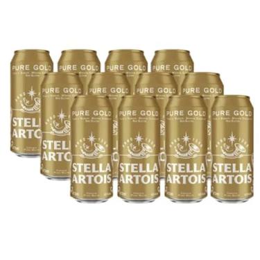 Imagem de Cerveja Stella Pure Gold Caixa 12un 473ml