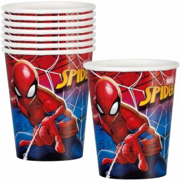Imagem de Unique Spiderman Paper Cups - 8 Pcs