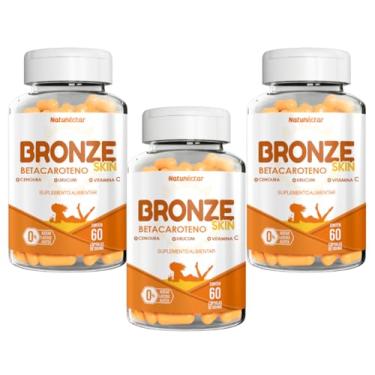 Imagem de Kit Combo 3 Bronze Skin Betacaroteno + Vitamina C 60 Cápsulas Natunéctar