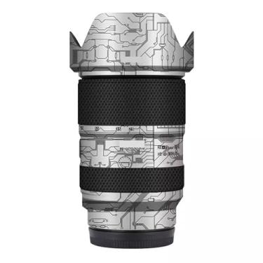 Imagem de Adesivo antiarranhões para câmera Tamron 28-75 mm F2.8 G2 adequado para Sony Mount Camera protetor protetor de corpo decalque F/2.8 28-75 2.8 (branco circuito)
