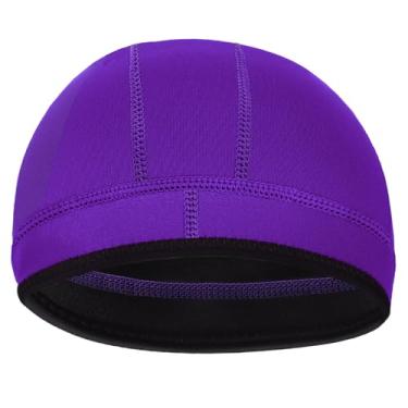 Imagem de TBLUITE Touca de natação com capuz de mergulho de neoprene para crianças, meninas, meninos, jovens, homens e mulheres, gorro térmico de 3 mm, cabelo transparente para natação, surfe, windsurfe
