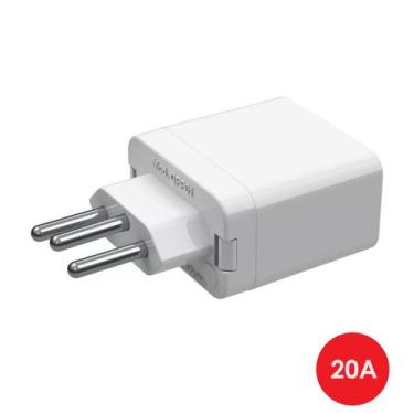 Imagem de Protetor elétrico qualitronix plug tomada 3p 20a 2540w/4400w portátil 