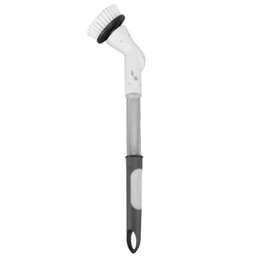 Imagem de Pastor de Rotação Sem Fio, Lavador de Rotação Elétrica, Escova de Limpeza Sem Fio Com Escova Substituível, Alça de Extensão Ajustável para o Piso e Ladrilho do Banheiro