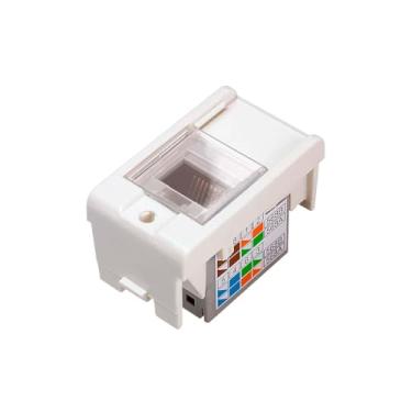 Imagem de Schneider Electric MODULO TOMADA RJ45 8 FIOS UTP CAT6 1M BR, Branco