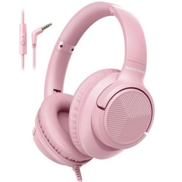 Imagem de Fones de Ouvido com Fio Botesty Sound - Rosa - Com Microfone