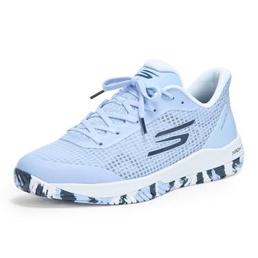 Imagem de Skechers Tênis masculino Viper Court – Atlético Indoor Outdoor Pro Pickleball com suporte de ajuste no arco, ardósia, 43