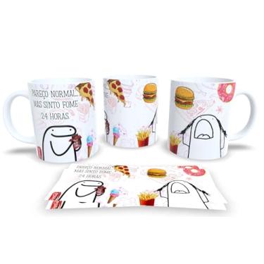 Imagem de Caneca de Porcelana Personalizada Frases Engraçadas, Divertidas e Deboche Pack17 (Pareço normal)