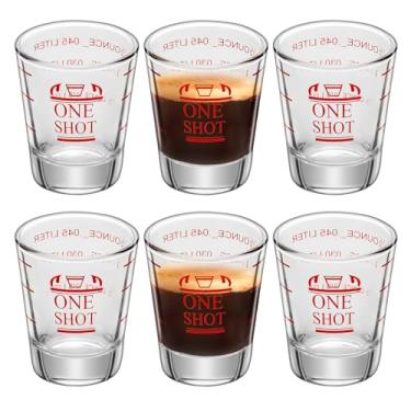 Imagem de Copos de shot de 42,5 g, copo medidor, líquido pesado, copo de vinho, café expresso, copo reutilizável para dosagem de 45 ml (6)