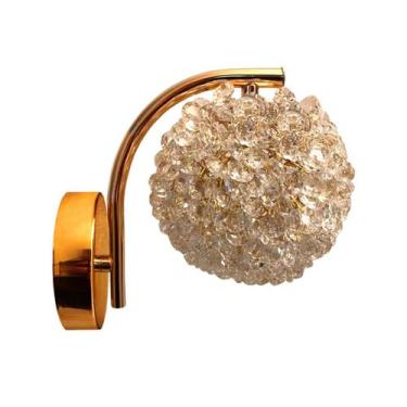 Imagem de Arandela Lustre de Cristal Redonda LED 5W Cor Ajustável Bivolt - ATP