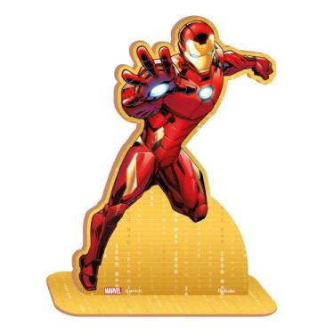 Imagem de Personagem MDF P Homem de Ferro Avengers - 1 Unidade - Festcolor - Riz