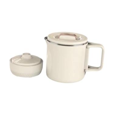 Imagem de ＫＬＫＣＭＳ Viajar chaleira elétrica água chaleira mini panela dobrável maçaneta chá chaleira caldeira para acampamento em casa caminhada ao ar livre